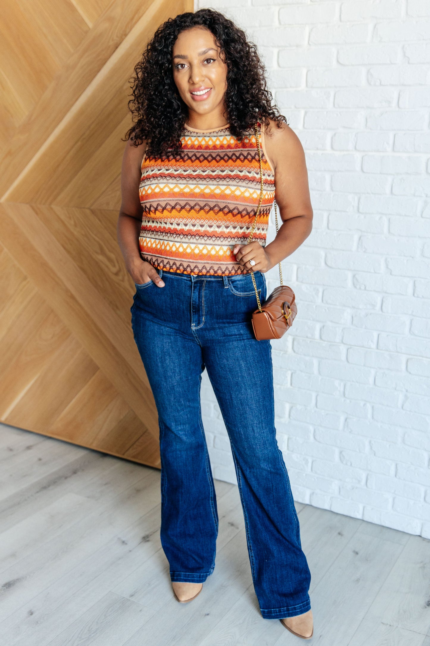 Mavis High Rise Side Seam Detail Flare Jeans - Judy Blue