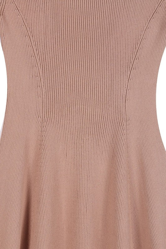 Knitted Fit and Flare Dress - Lilou
