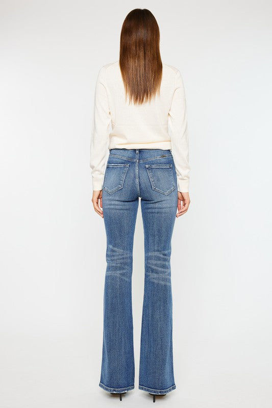 High Rise Flare Jeans - Kancan
