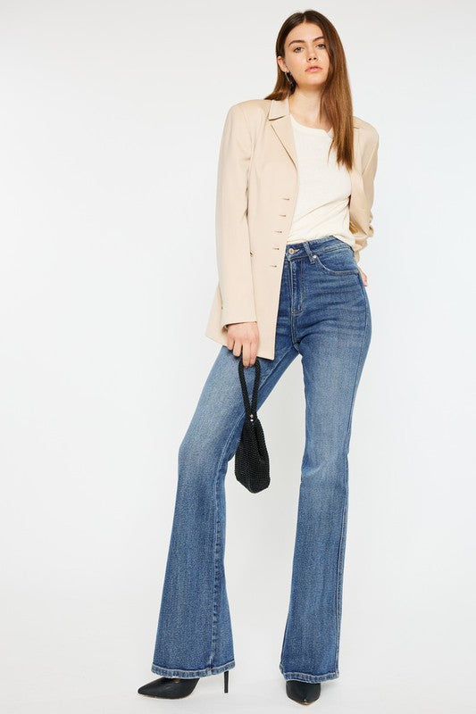 High Rise Flare Jeans - Kancan