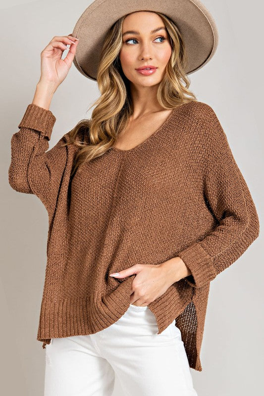 Crew Neck Knit Sweater - Eesome