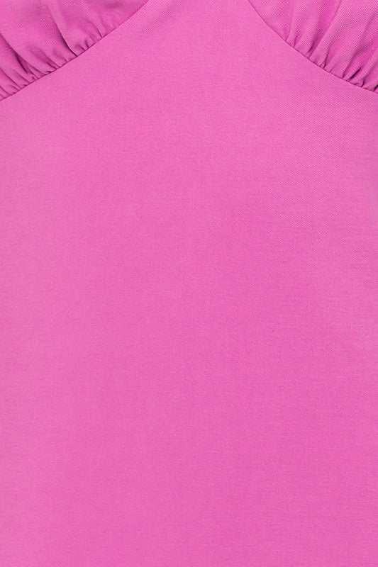 Strap Detail Mini Dress - Le Lis