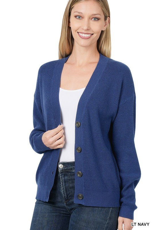 Viscose Sweater Cardigan - Zenana