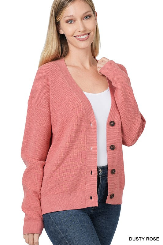 Viscose Sweater Cardigan - Zenana
