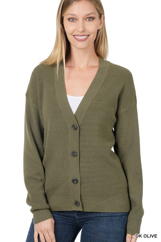 Viscose Sweater Cardigan - Zenana