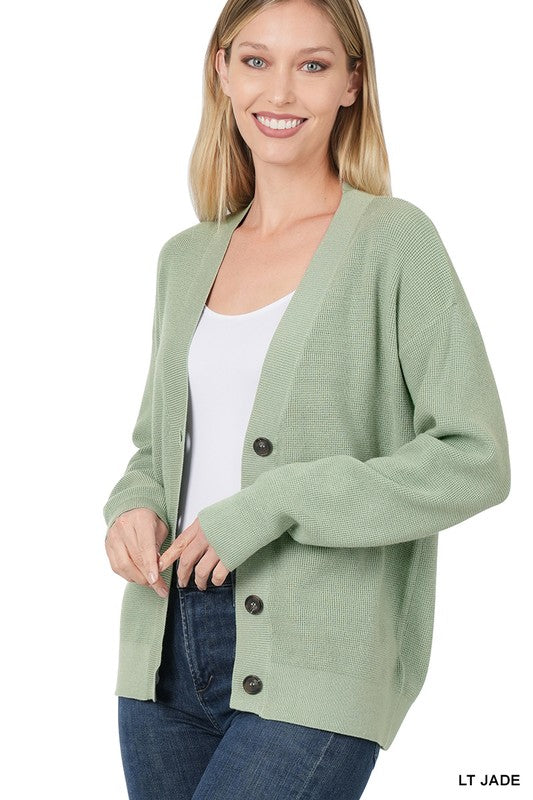 Viscose Sweater Cardigan - Zenana