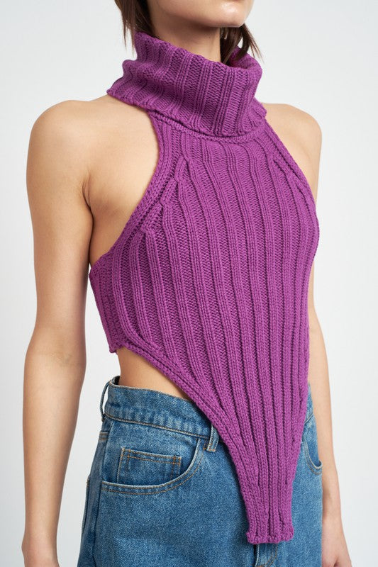 Knit Turtleneck Top - Emory Park