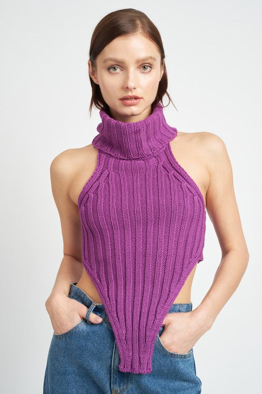 Knit Turtleneck Top - Emory Park
