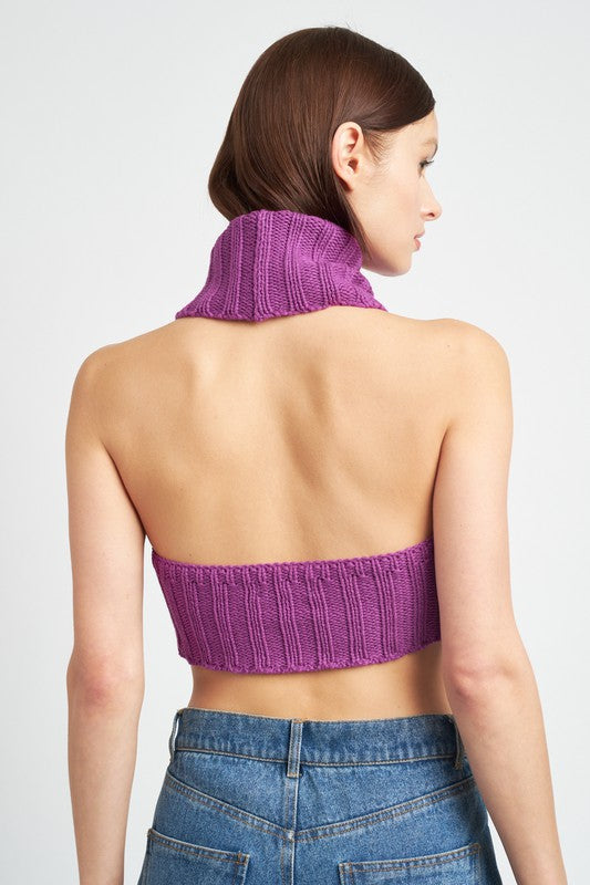 Knit Turtleneck Top - Emory Park
