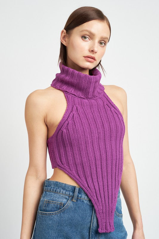 Knit Turtleneck Top - Emory Park