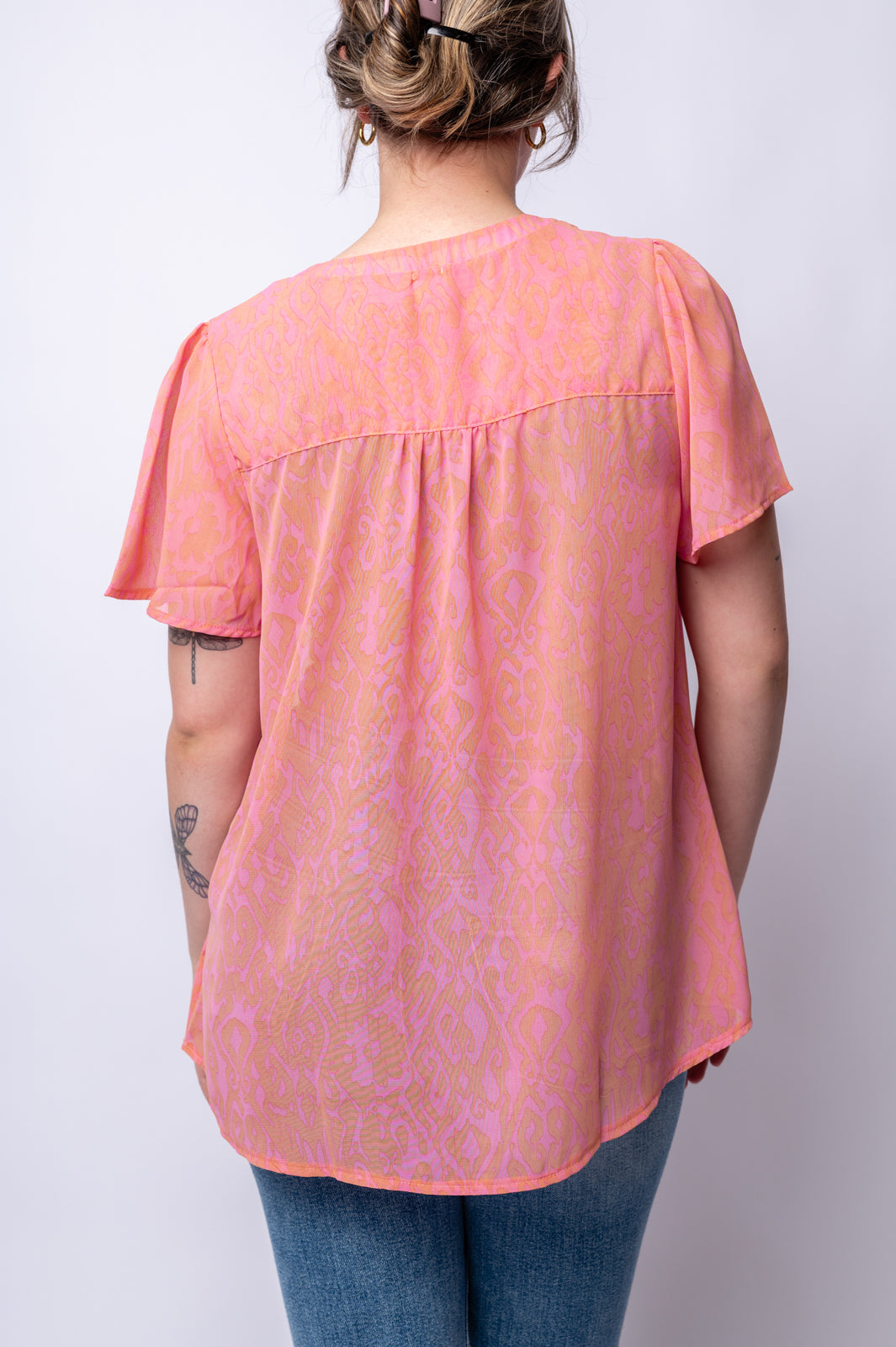 Let Me See You Do It Shawl Neckline Blouse - Like Love