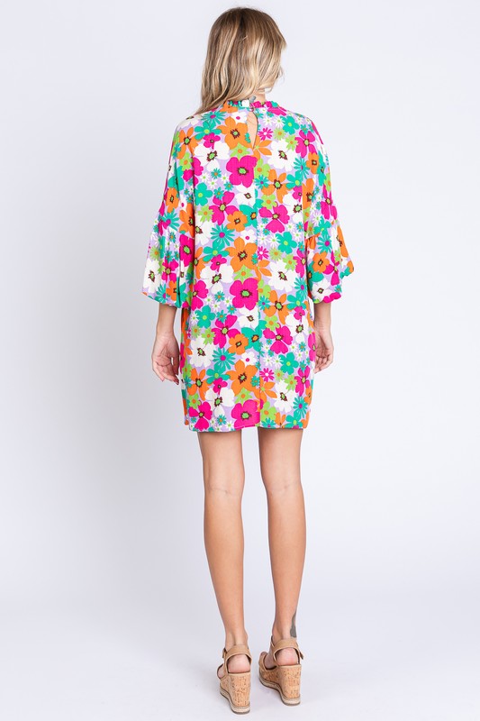 Floral Mini Dress - GeeGee