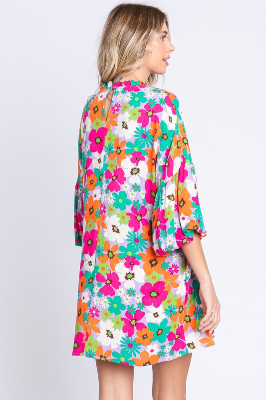 Floral Mini Dress - GeeGee