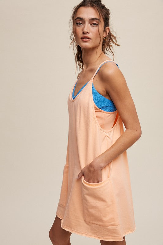 Sporty Mini Dress With Built in Romper Liner - Listicle