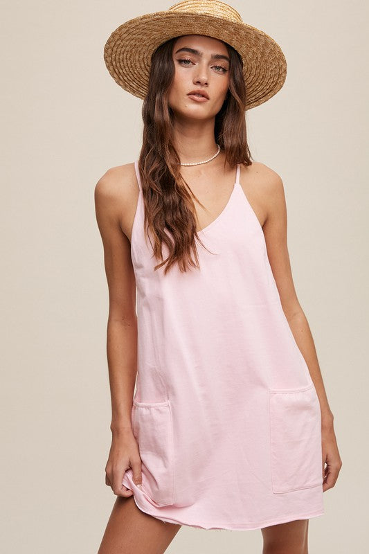 Sporty Mini Dress With Built in Romper Liner - Listicle