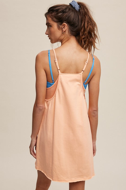 Sporty Mini Dress With Built in Romper Liner - Listicle