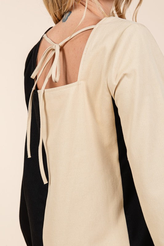 Color Block Mini Dress - GeeGee
