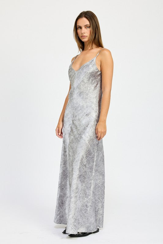 Cruched Velvet Maxi Dress - Emory Park