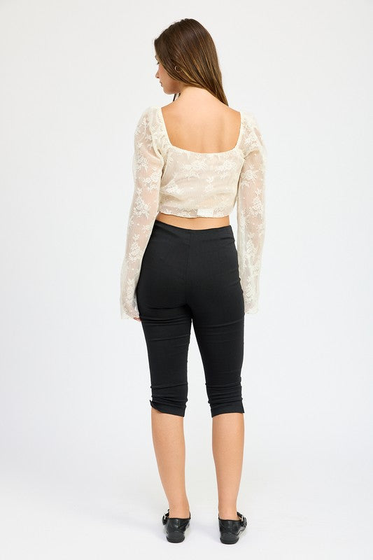 Lace Corset Top - Emory Park