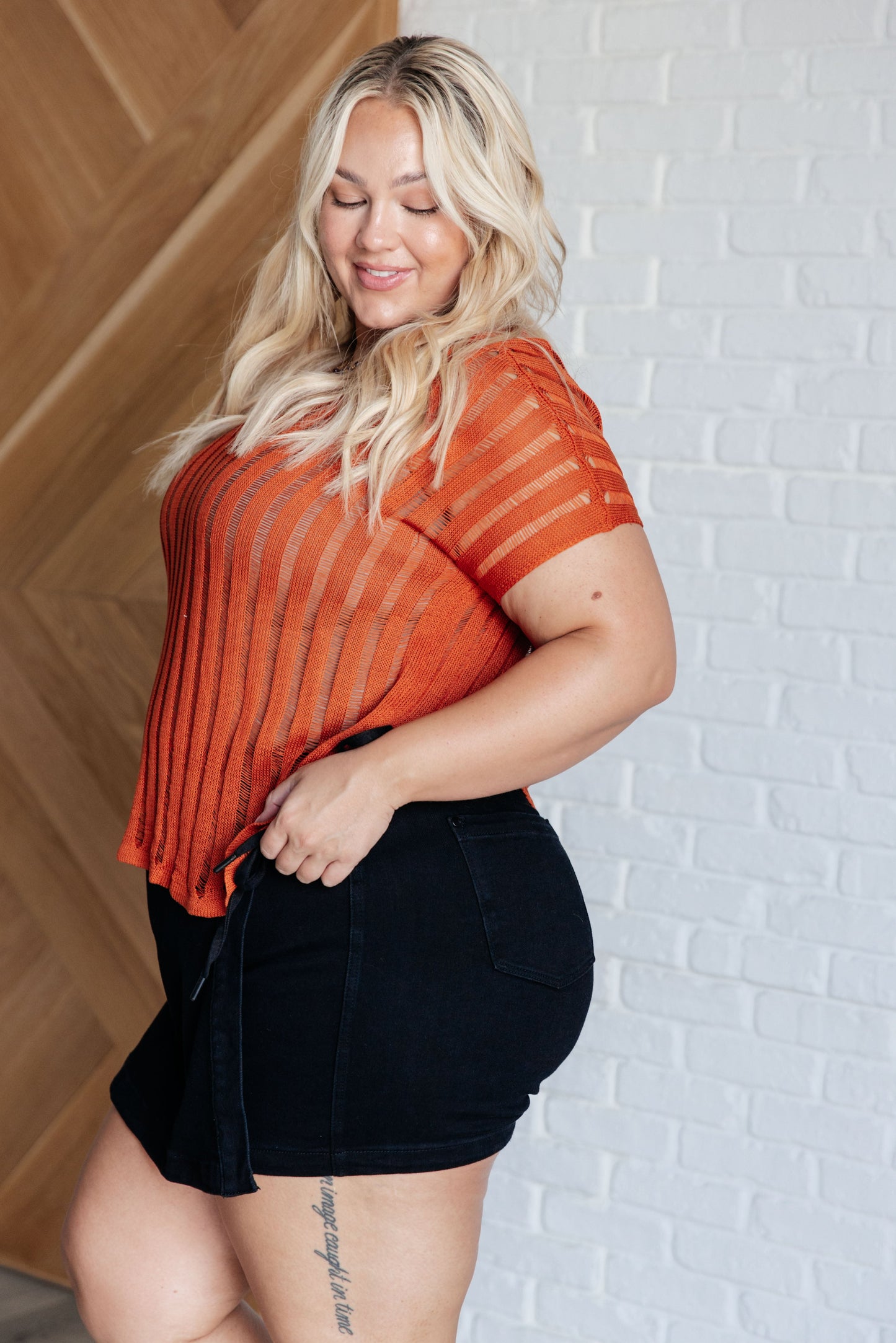 Bibi All I See Is You Loose Knit Top