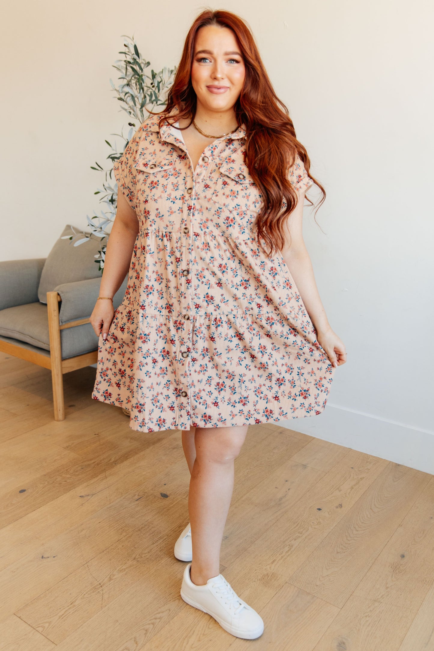 Anywhere You Go I'll Be Collared Dress - Andree By Unit