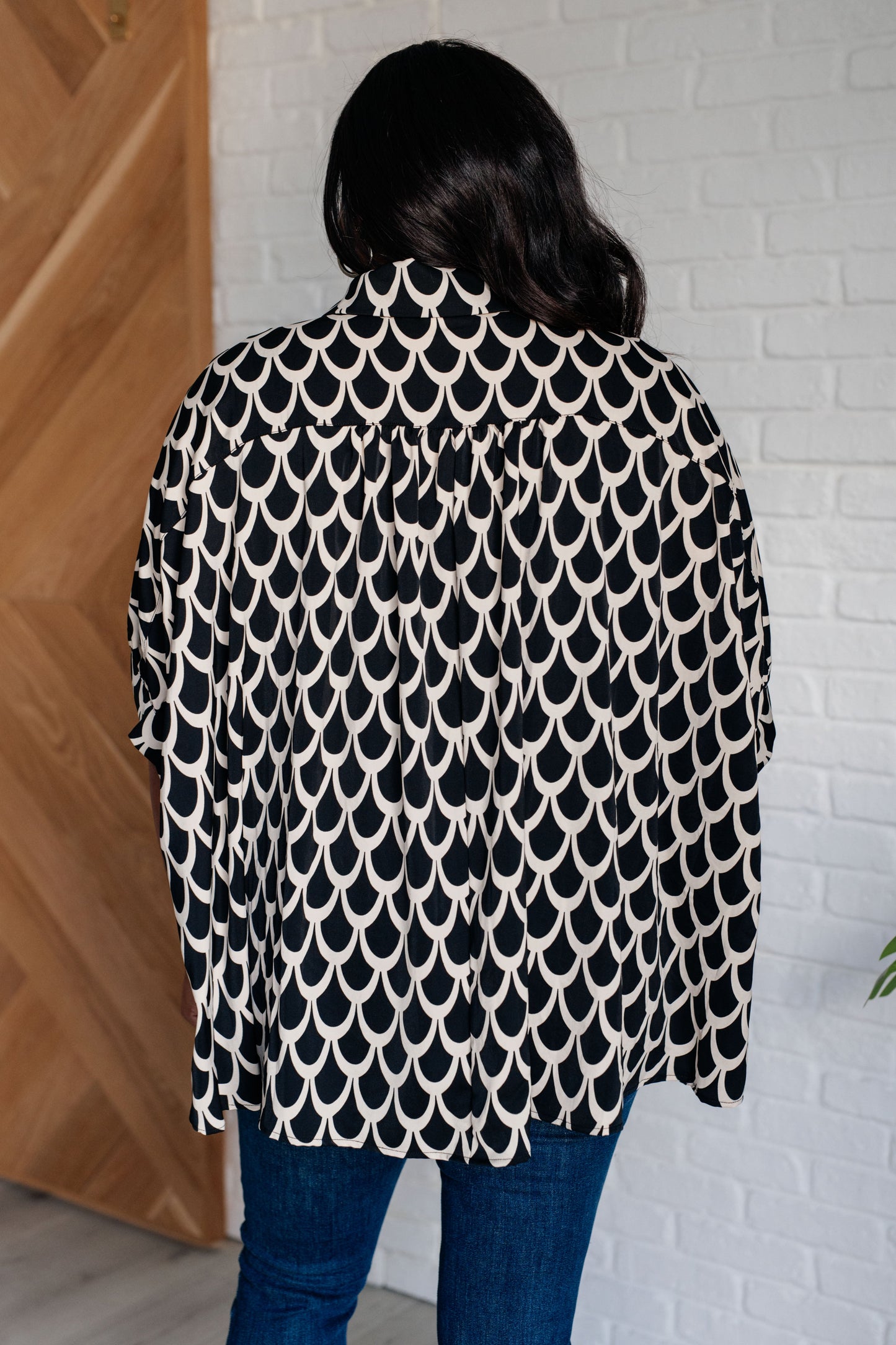 Art Deco Button Up Blouse - ee:some
