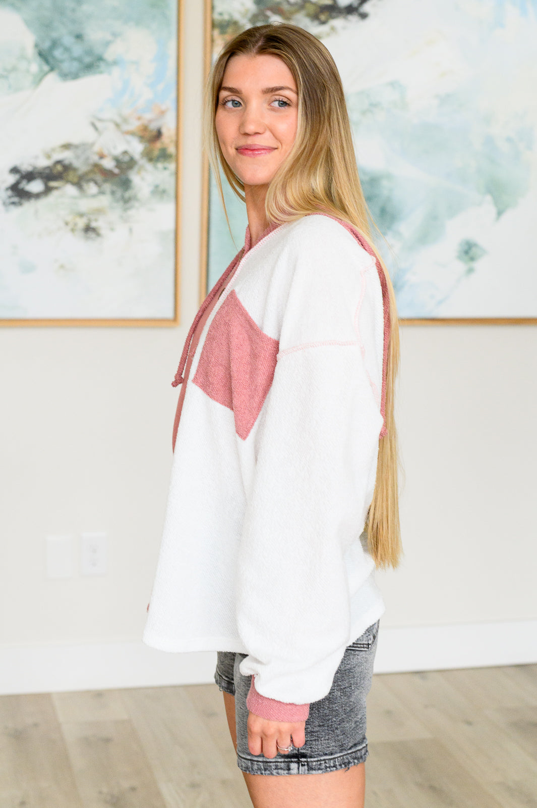 Best On The Block Color Block Hoodie - BBi