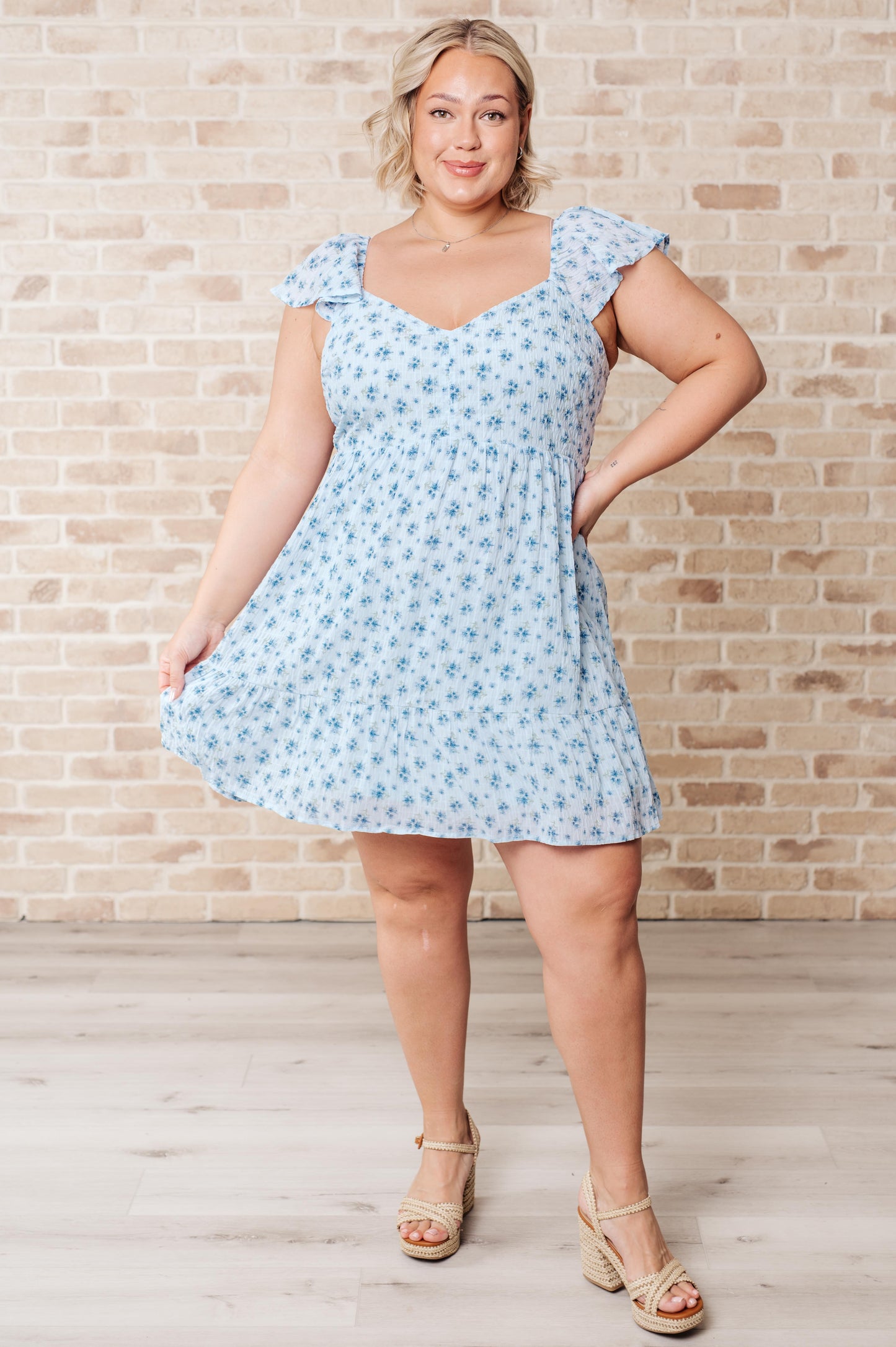 Big Rock Candy Mountain V-Neck Floral Dress - Very J