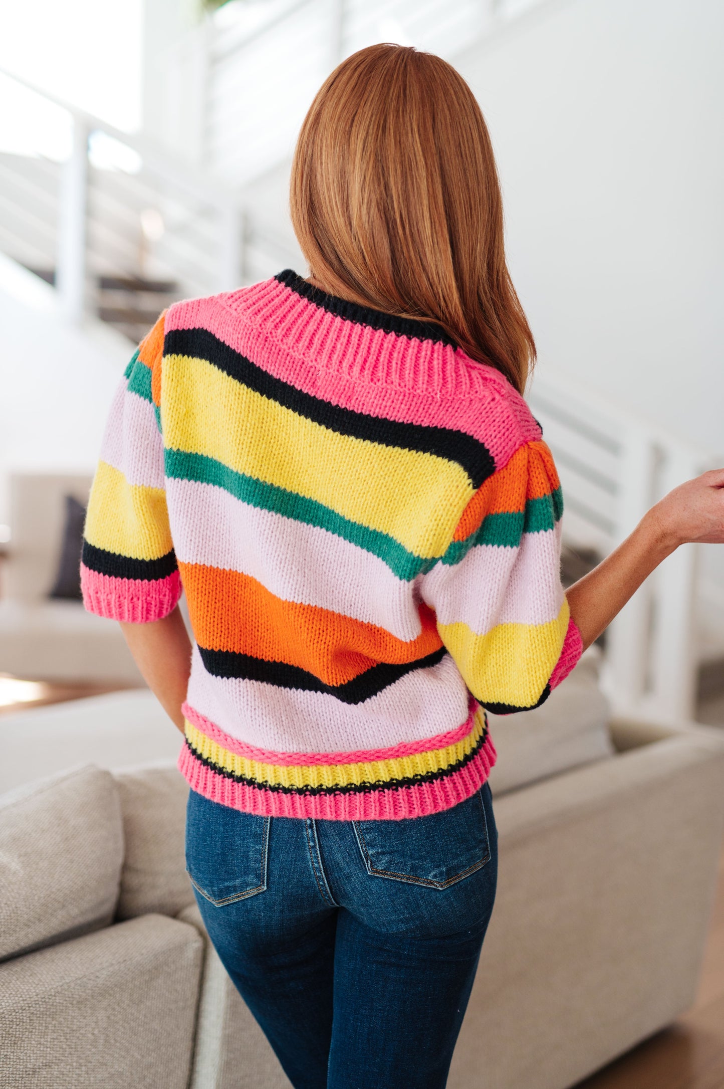 Bright Side Striped Sweater - BiBi
