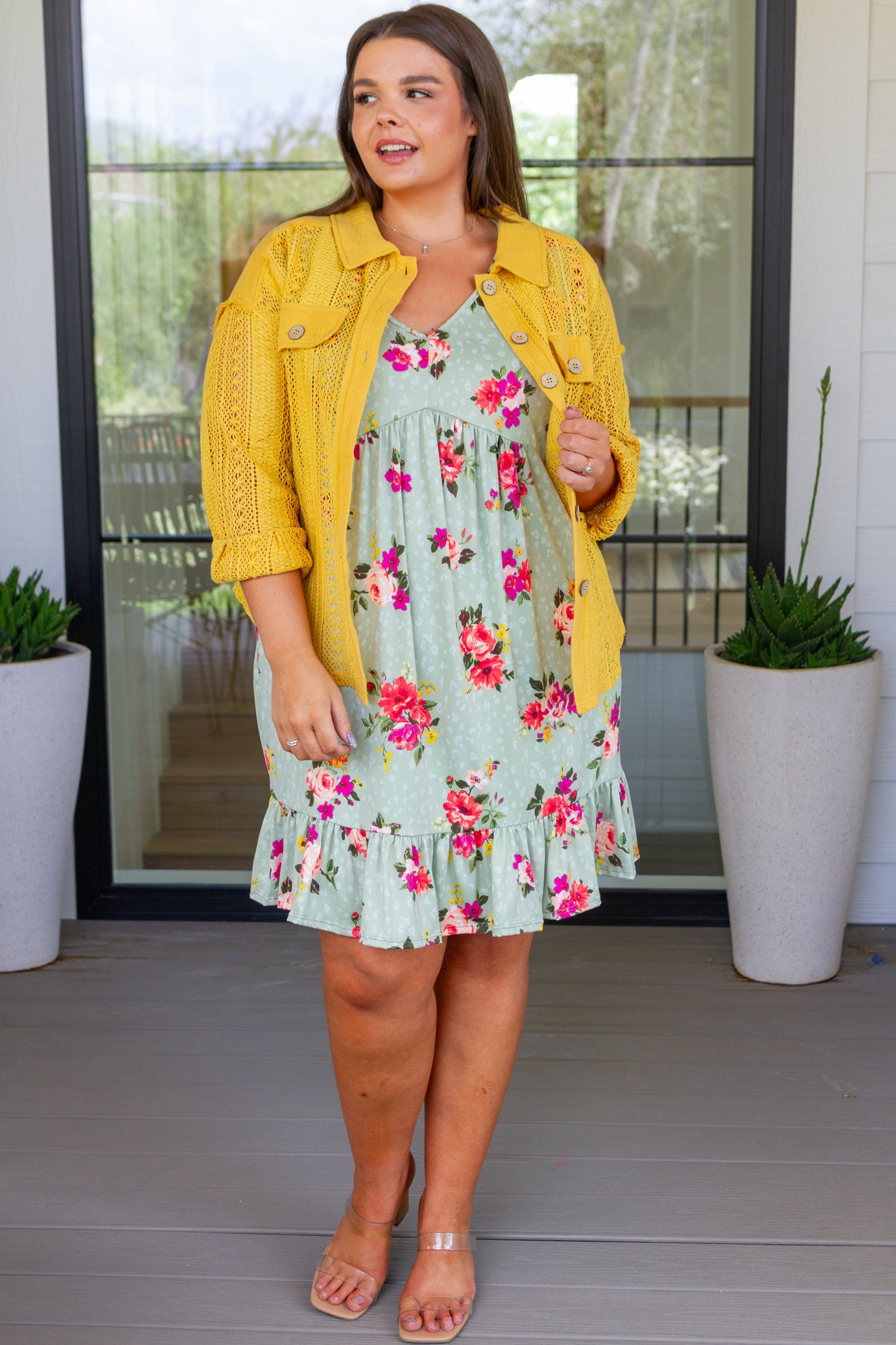 Can't Fight the Feeling Floral Dress - Haptics