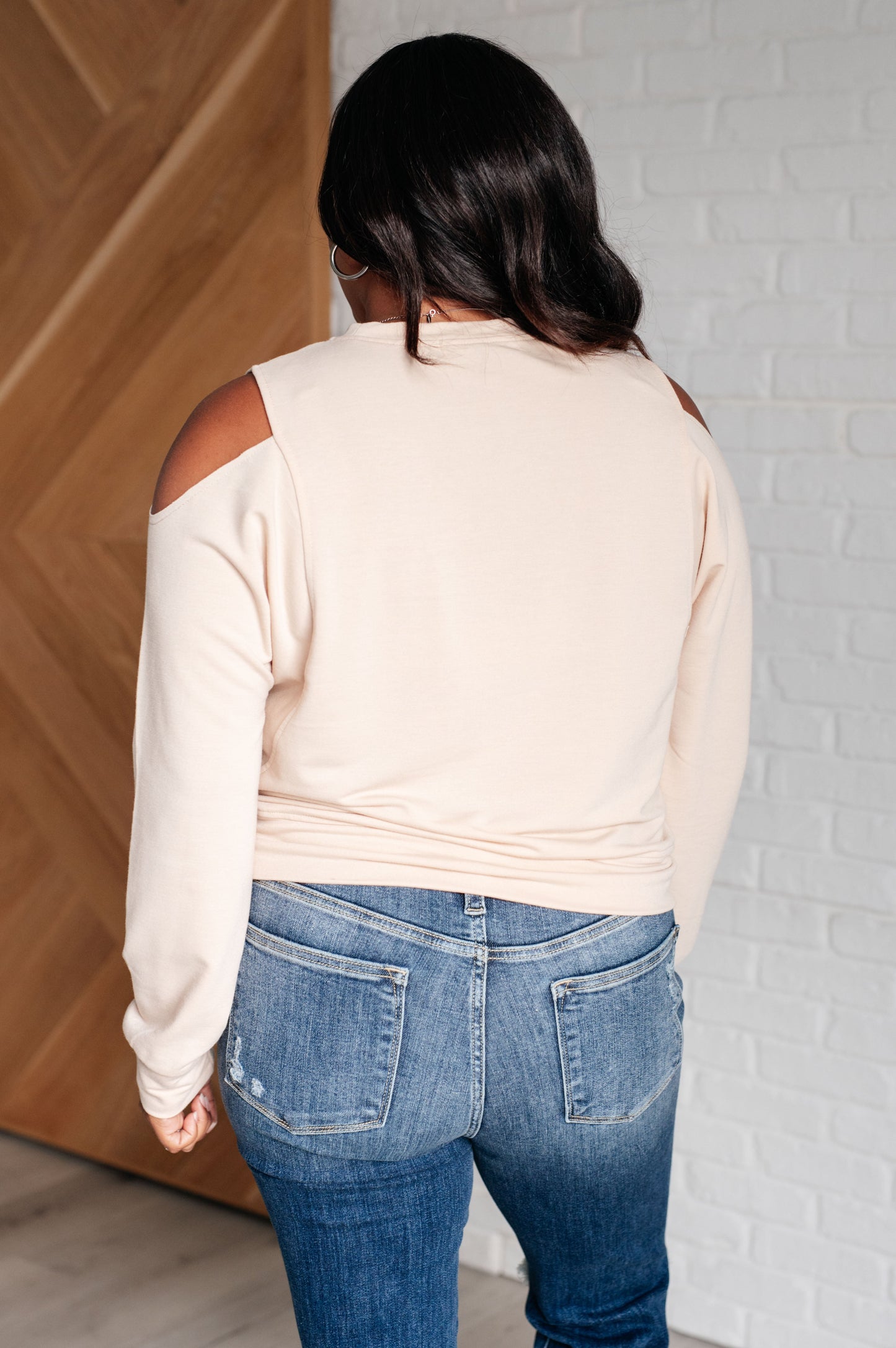 Carefully Crafted Cold Shoulder Blouse - One Eleven North