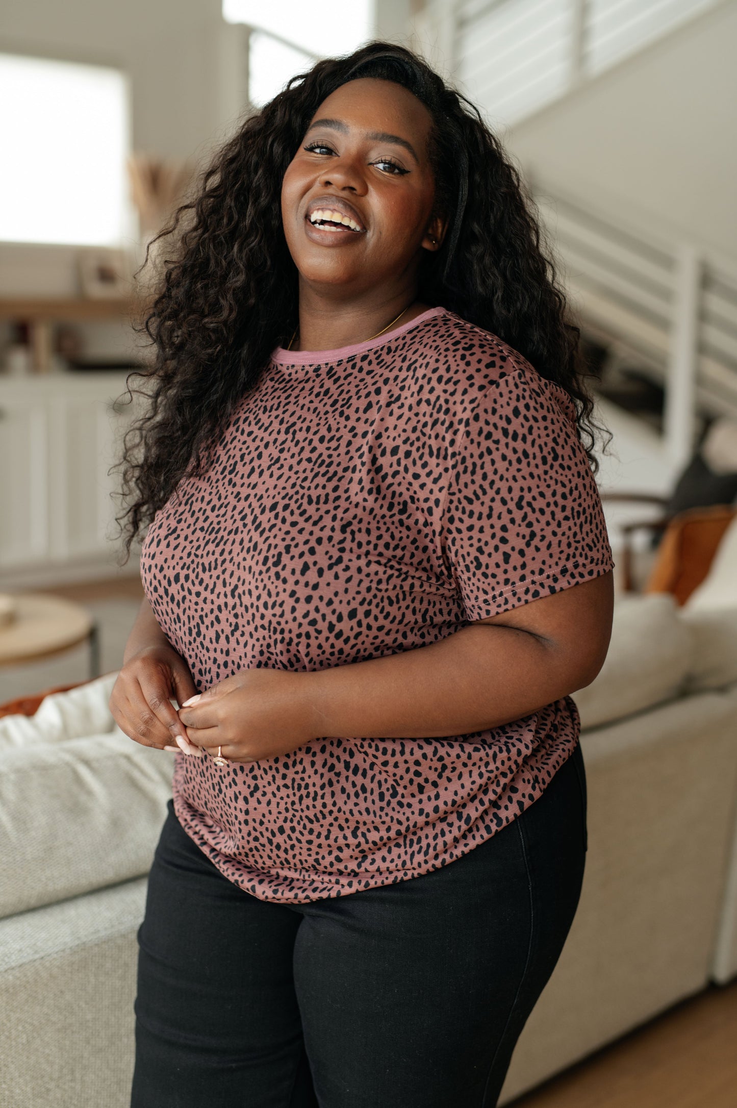 Cheetah Girl Short Sleeve Top - One Eleven North