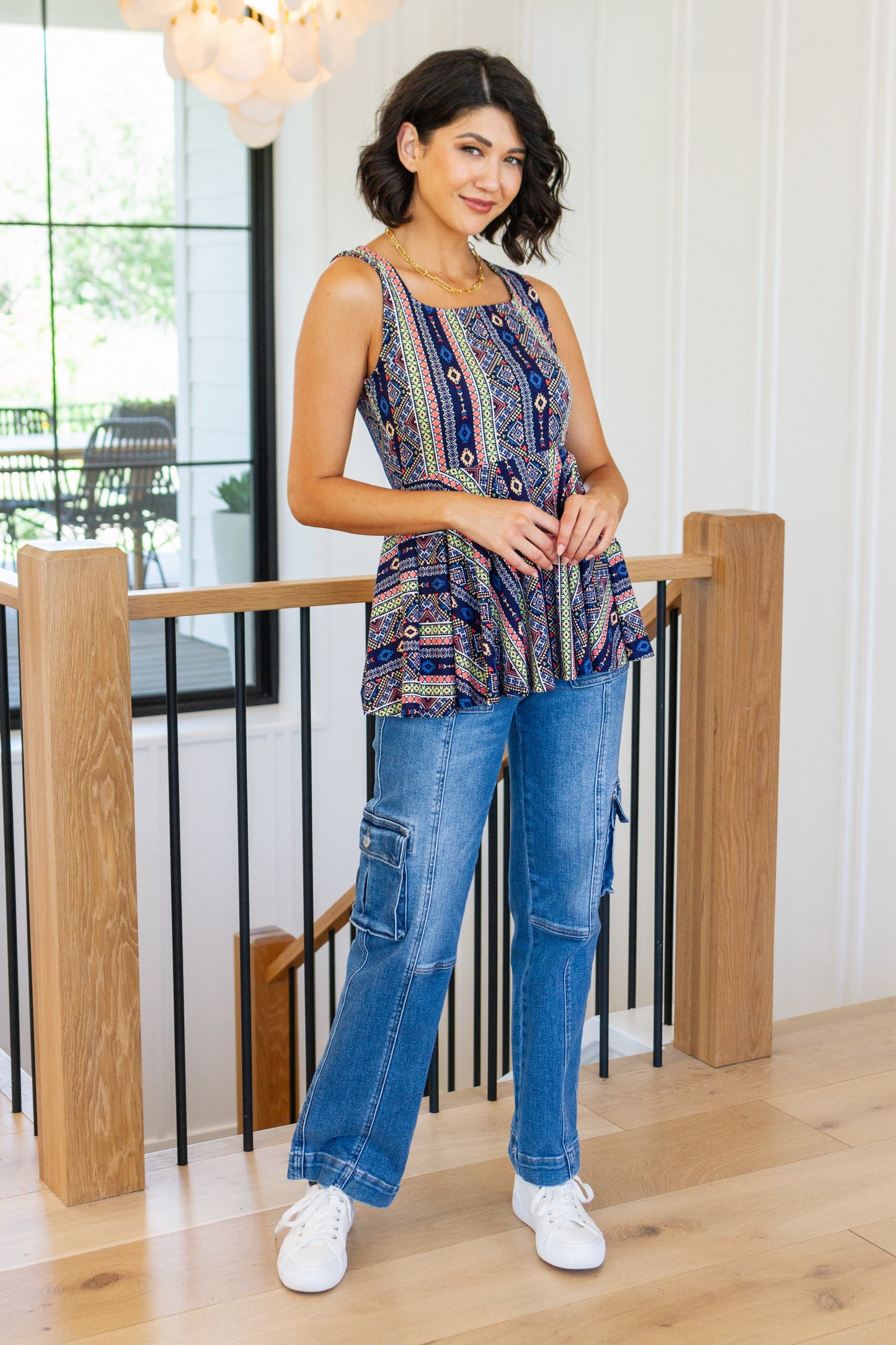 Cool Connections Peplum Tank - Haptics