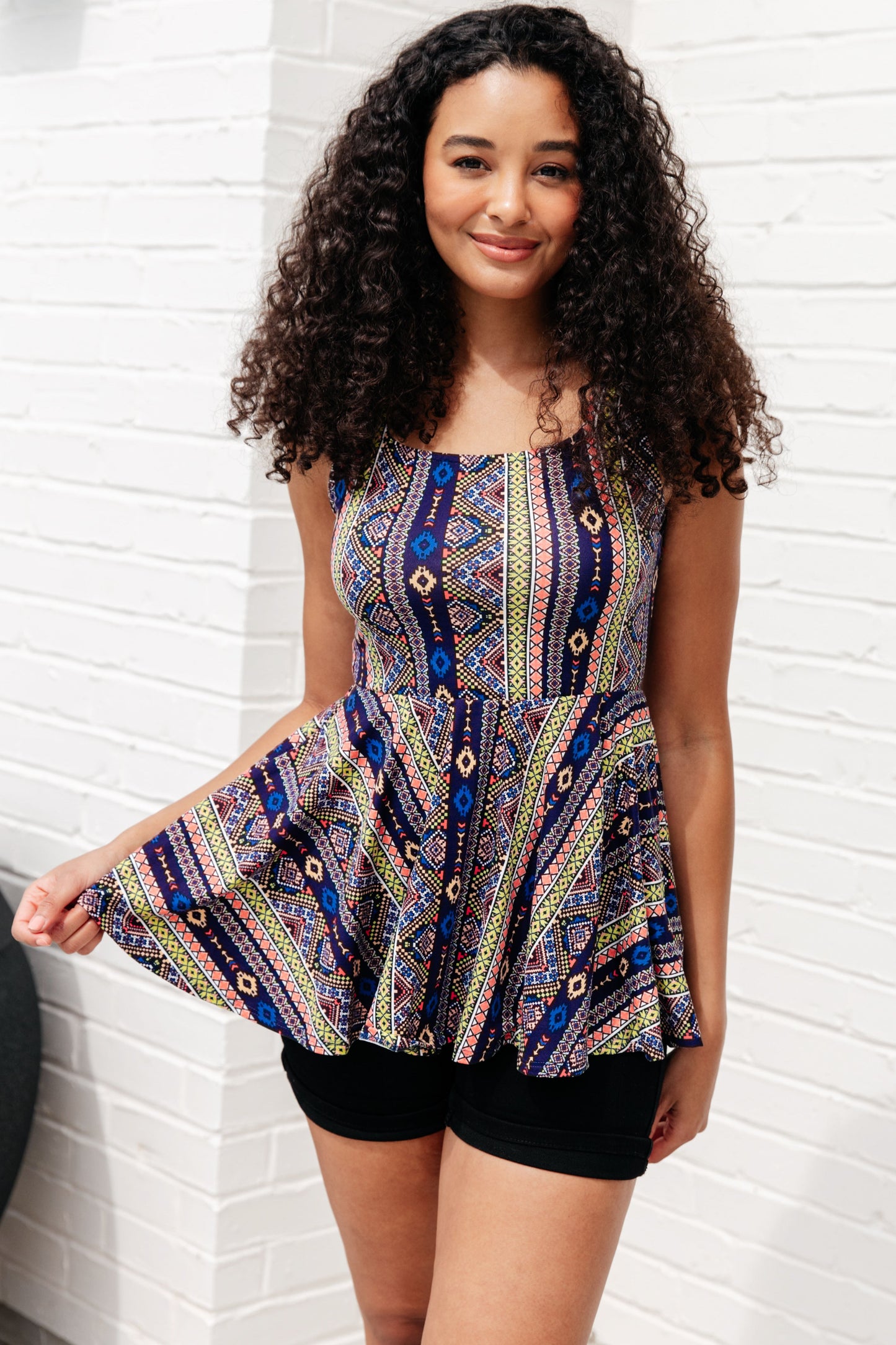 Cool Connections Peplum Tank - Haptics