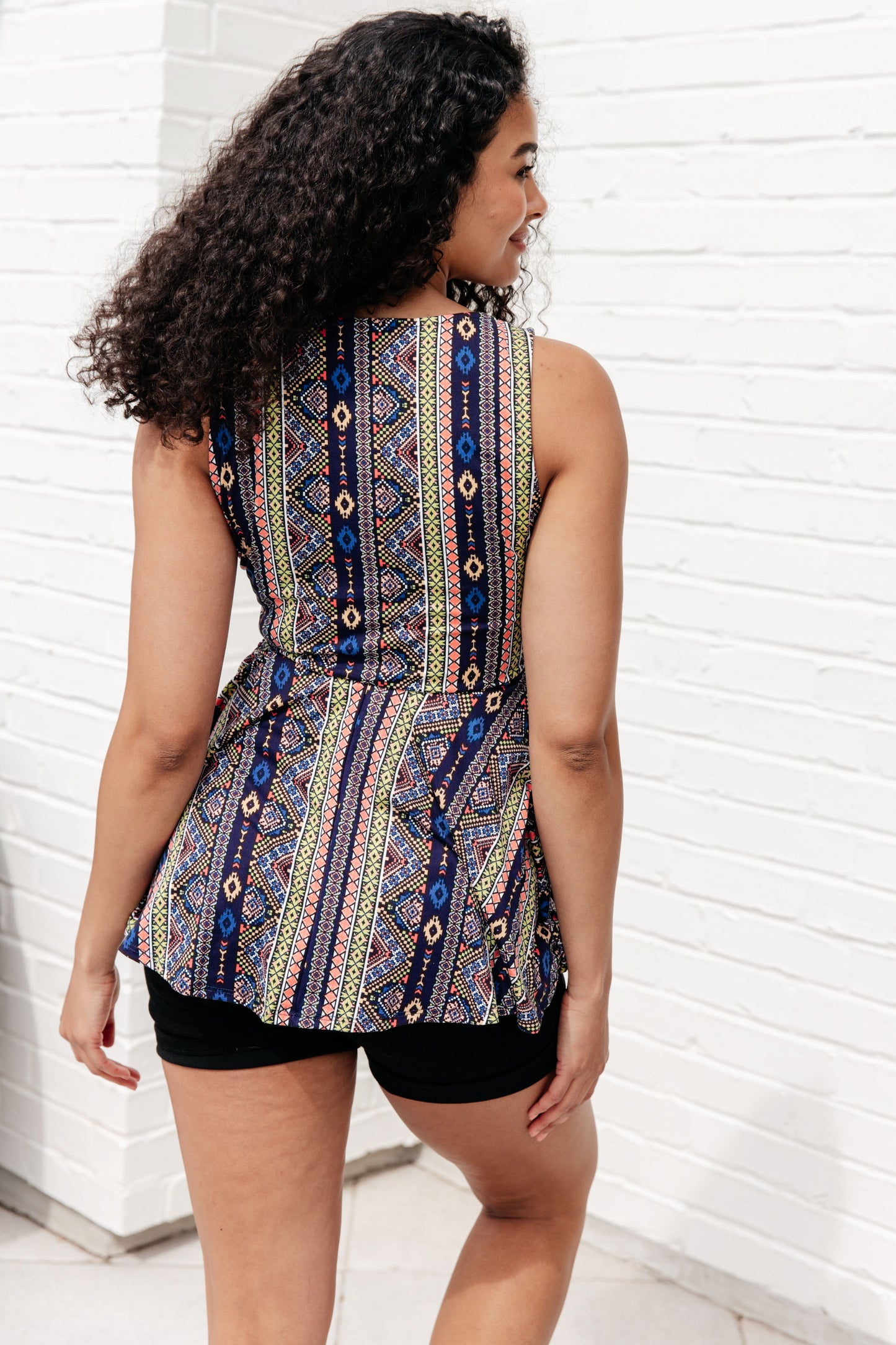 Cool Connections Peplum Tank - Haptics