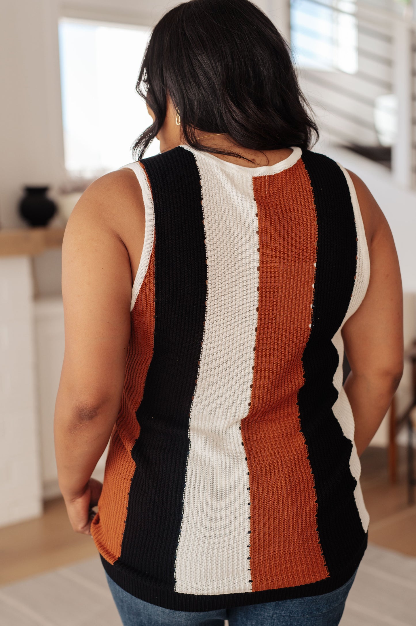 Decidedly Undecided Knit Striped Tank - Andree By Unit