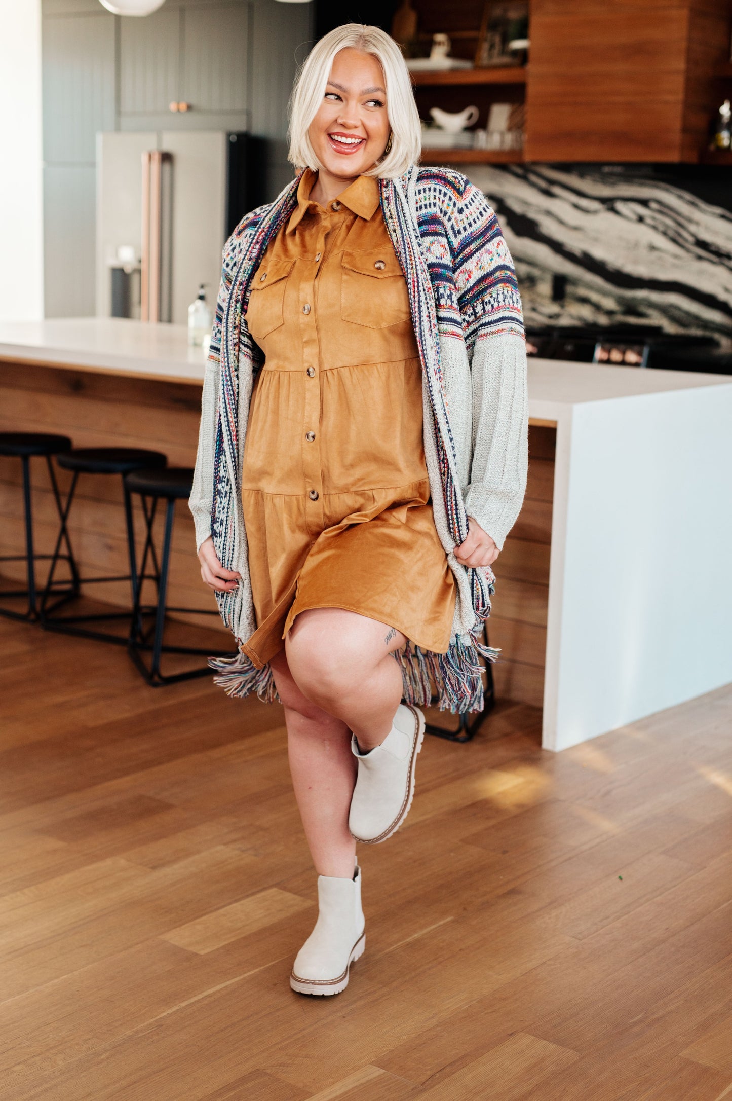 Oh So Lucky Fringe Cardigan - Haptics