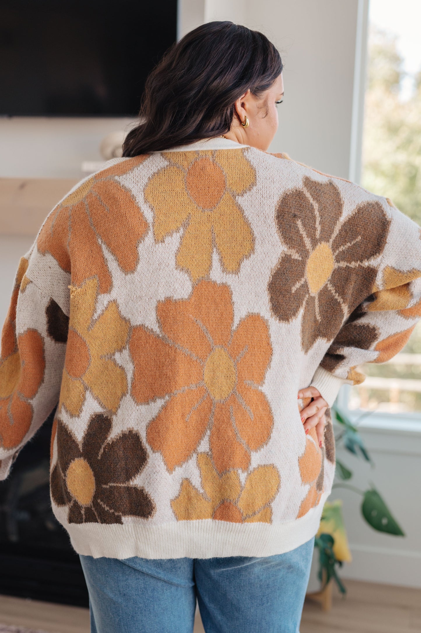 Exquisitely Mod Floral Cardigan - BiBi