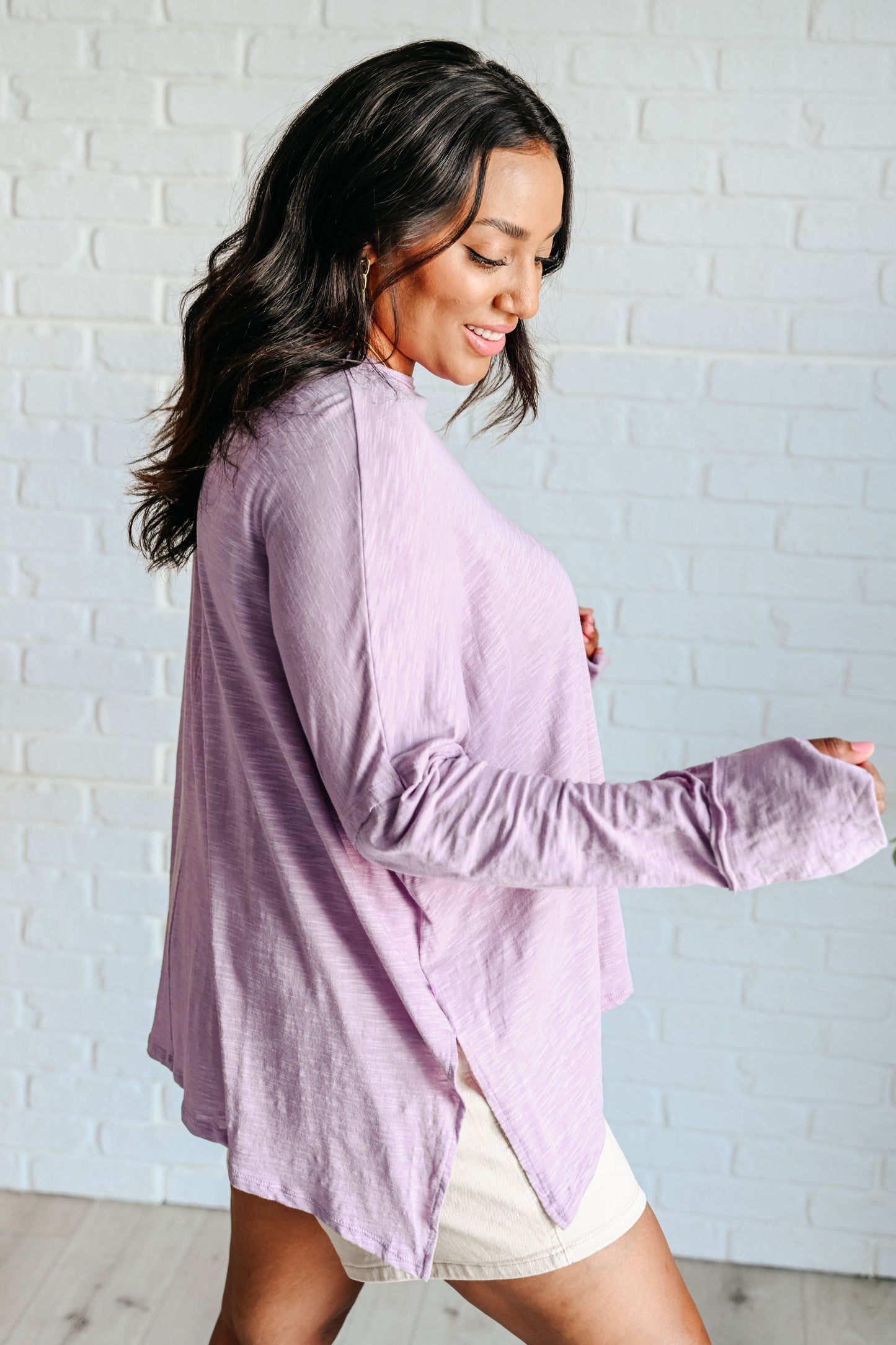 Face It Together Step Hem Pullover - Sew In Love