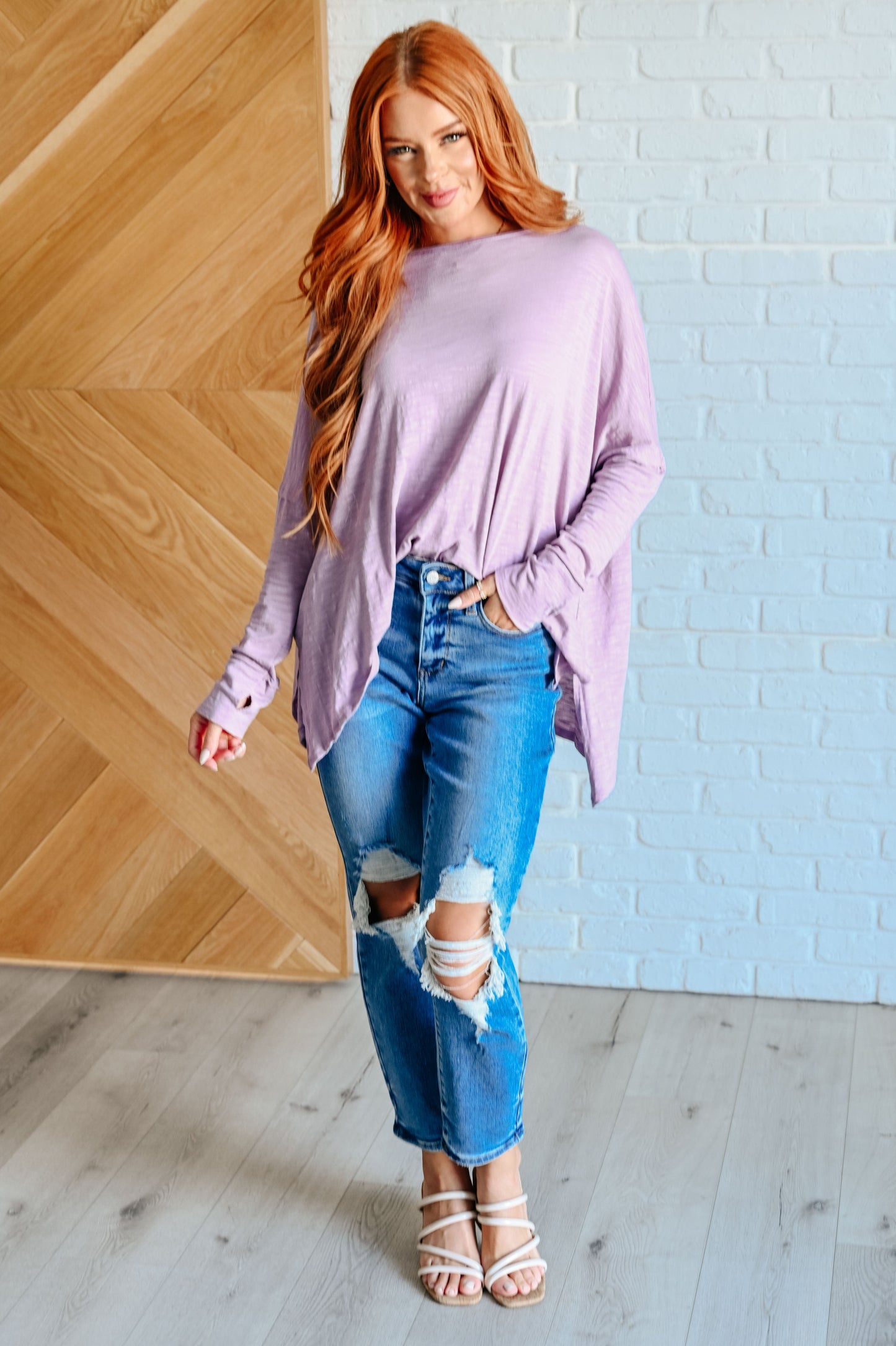 Face It Together Step Hem Pullover - Sew In Love