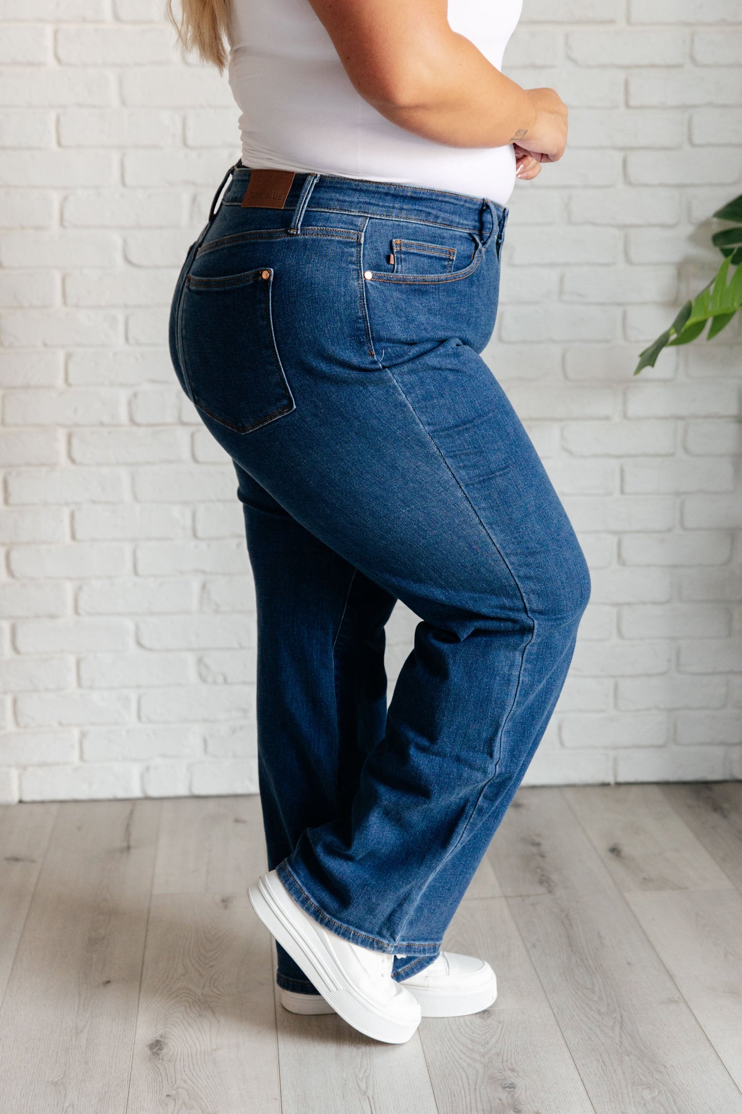 Hazel High Rise Vintage Wide Leg Jeans - Judy Blue