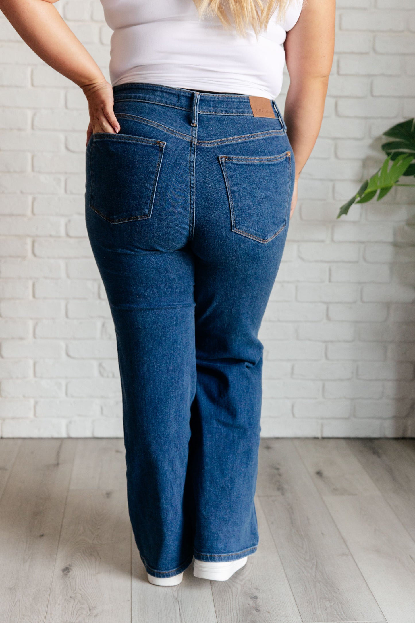 Hazel High Rise Vintage Wide Leg Jeans - Judy Blue