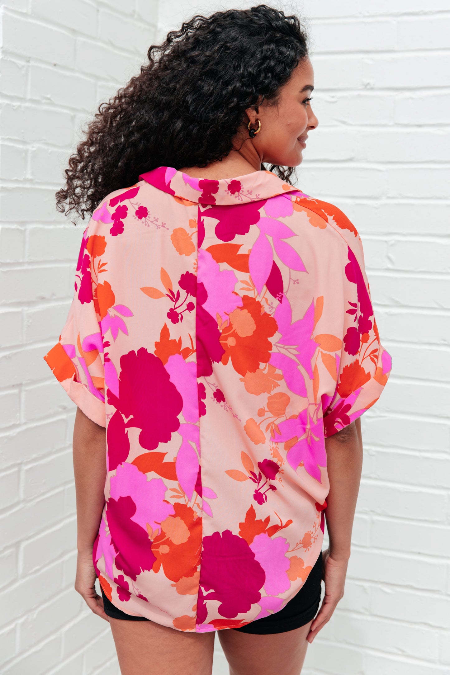 Hazy Cosmic Jive Relaxed Blouse - White Birch