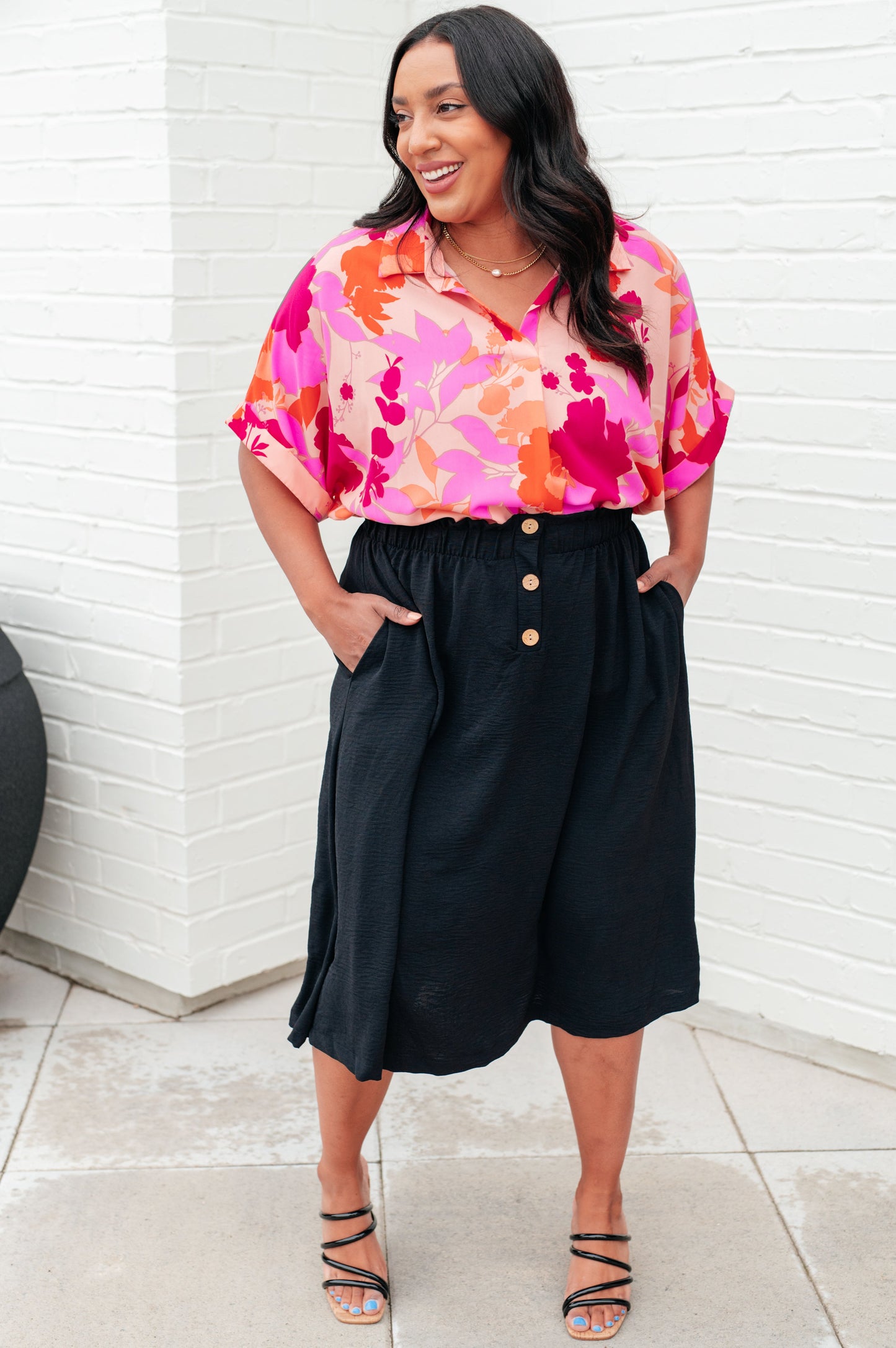 Hazy Cosmic Jive Relaxed Blouse - White Birch