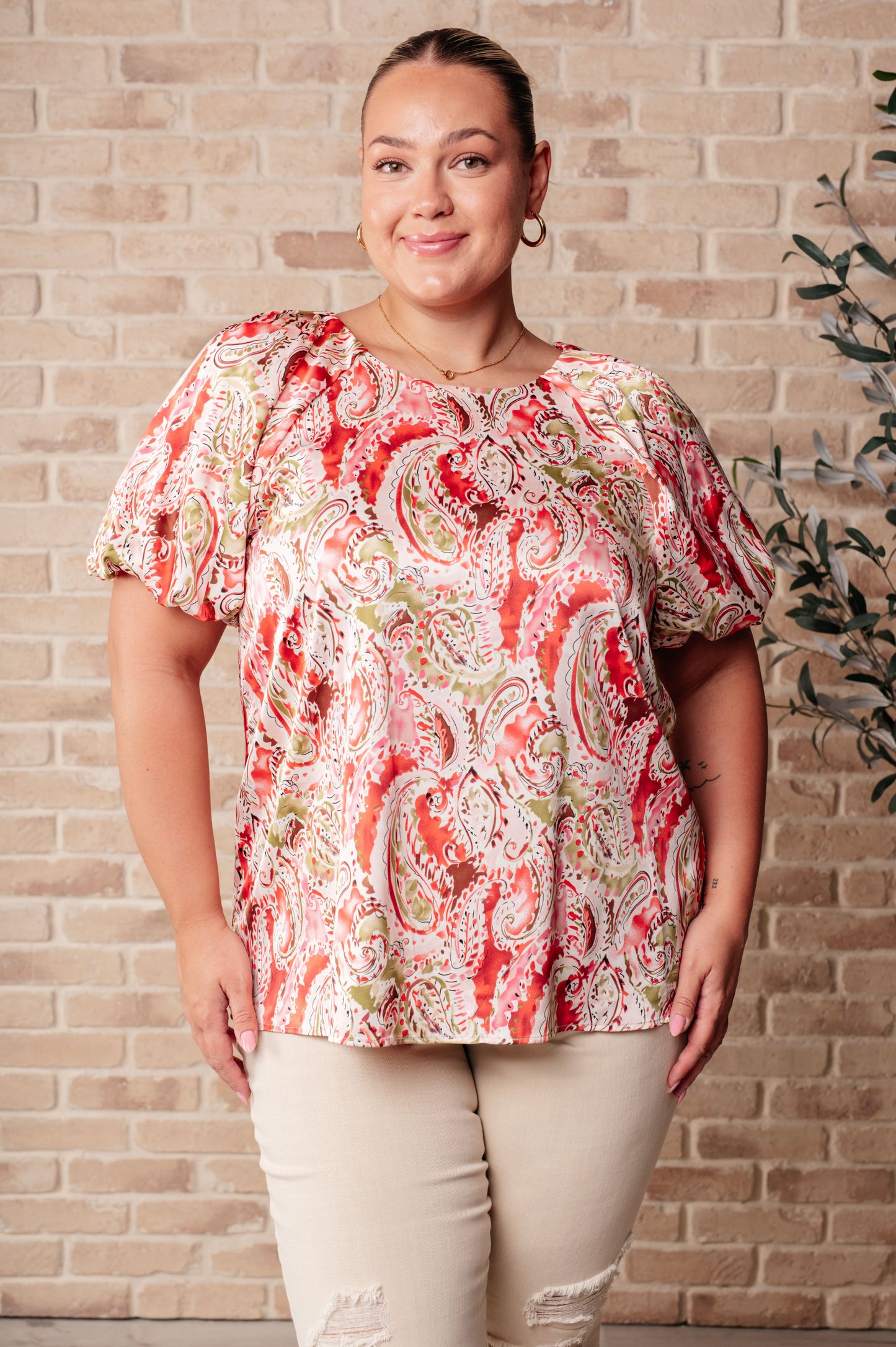 Hello, It's Me Paisley Blouse - Jodifl