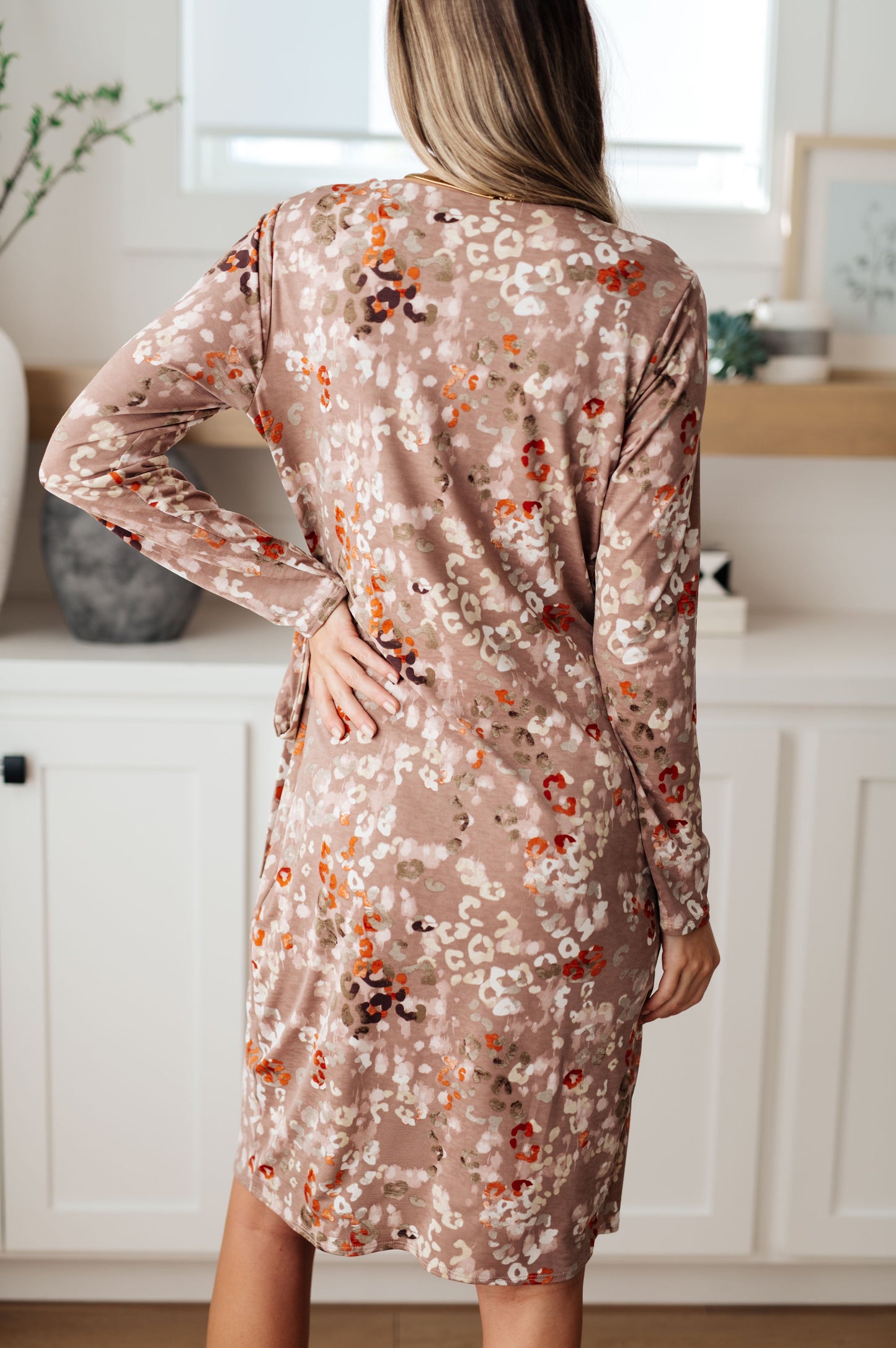 Honey Do I Ever Faux Wrap Dress in Taupe - Sew In Love