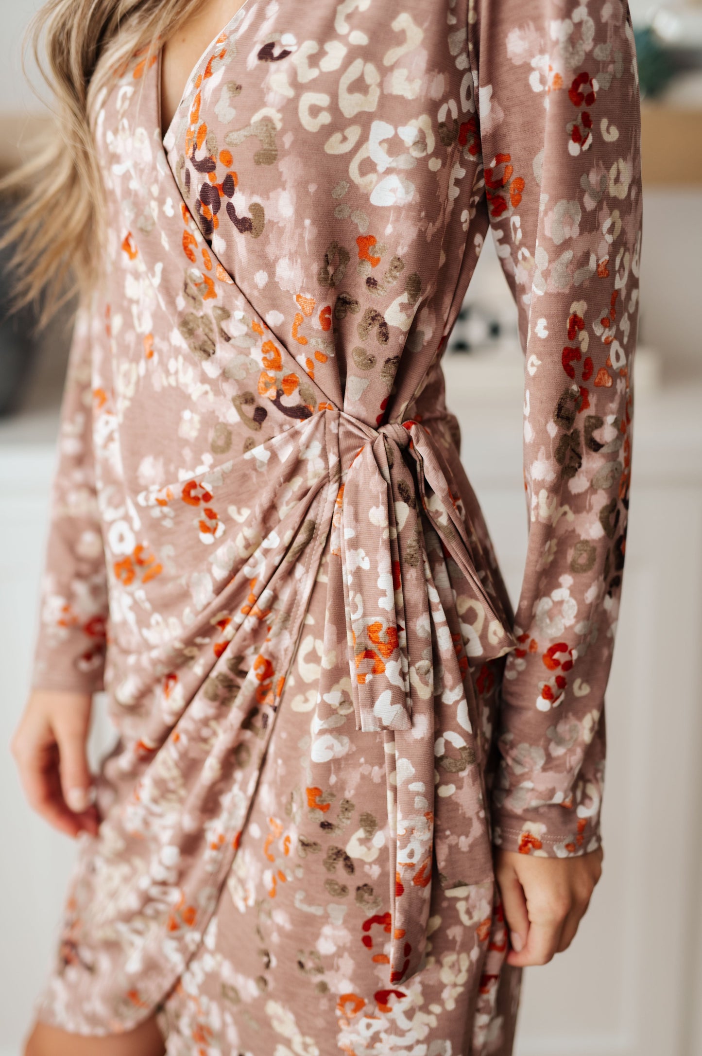Honey Do I Ever Faux Wrap Dress in Taupe - Sew In Love