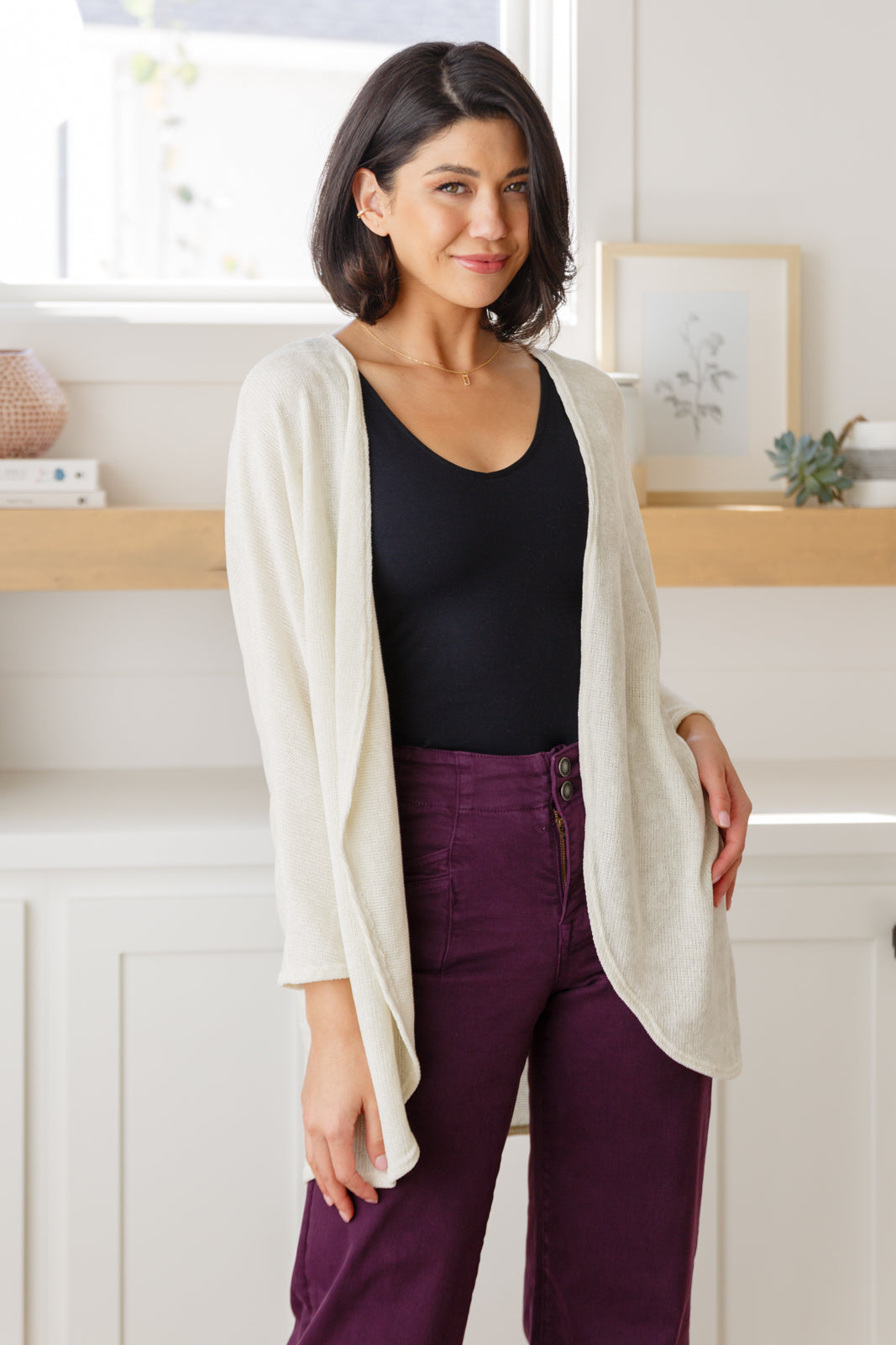 How's It Going Open Front Cardigan - Heimish