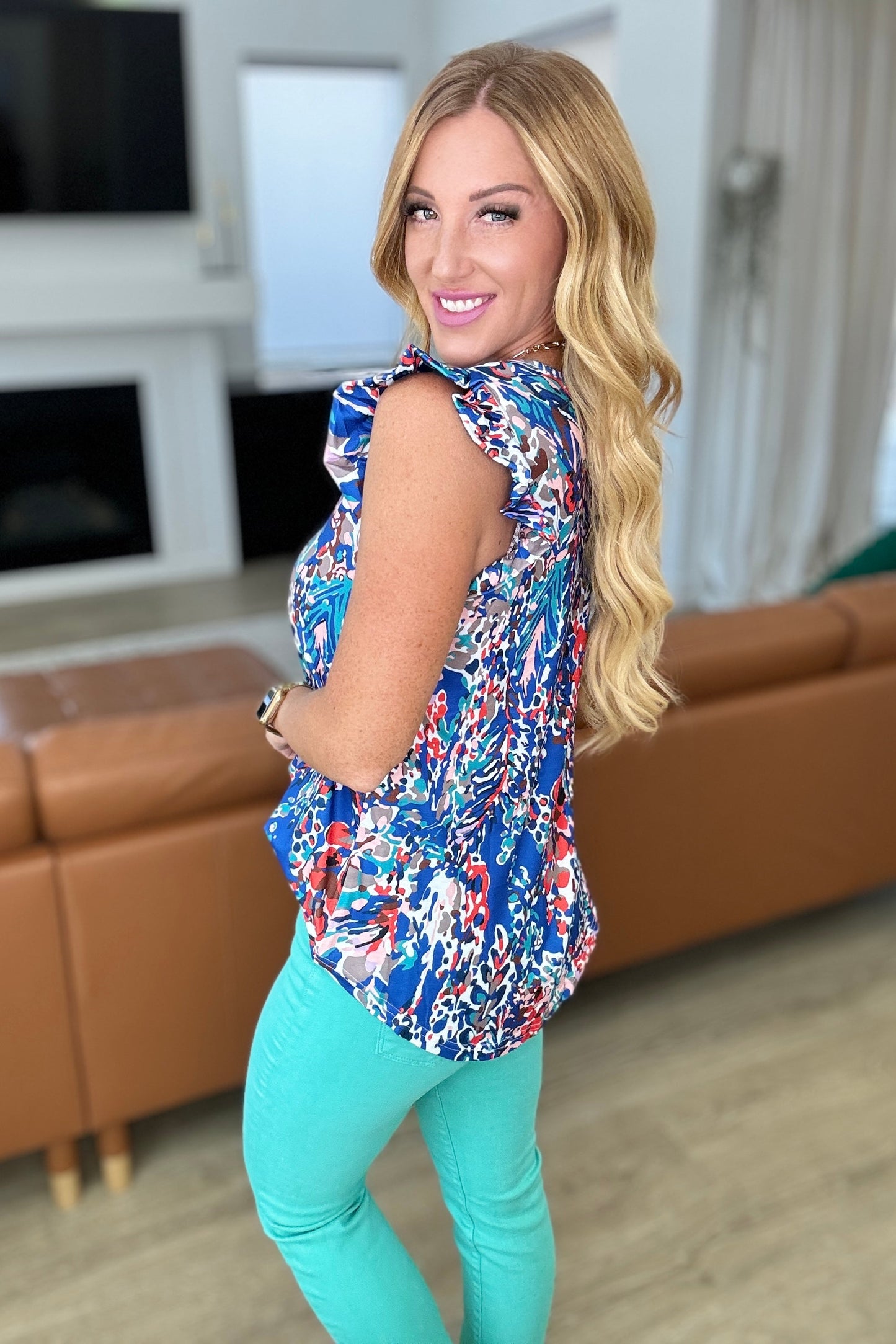 Do More Flutter Sleeve Top - One Eleven North