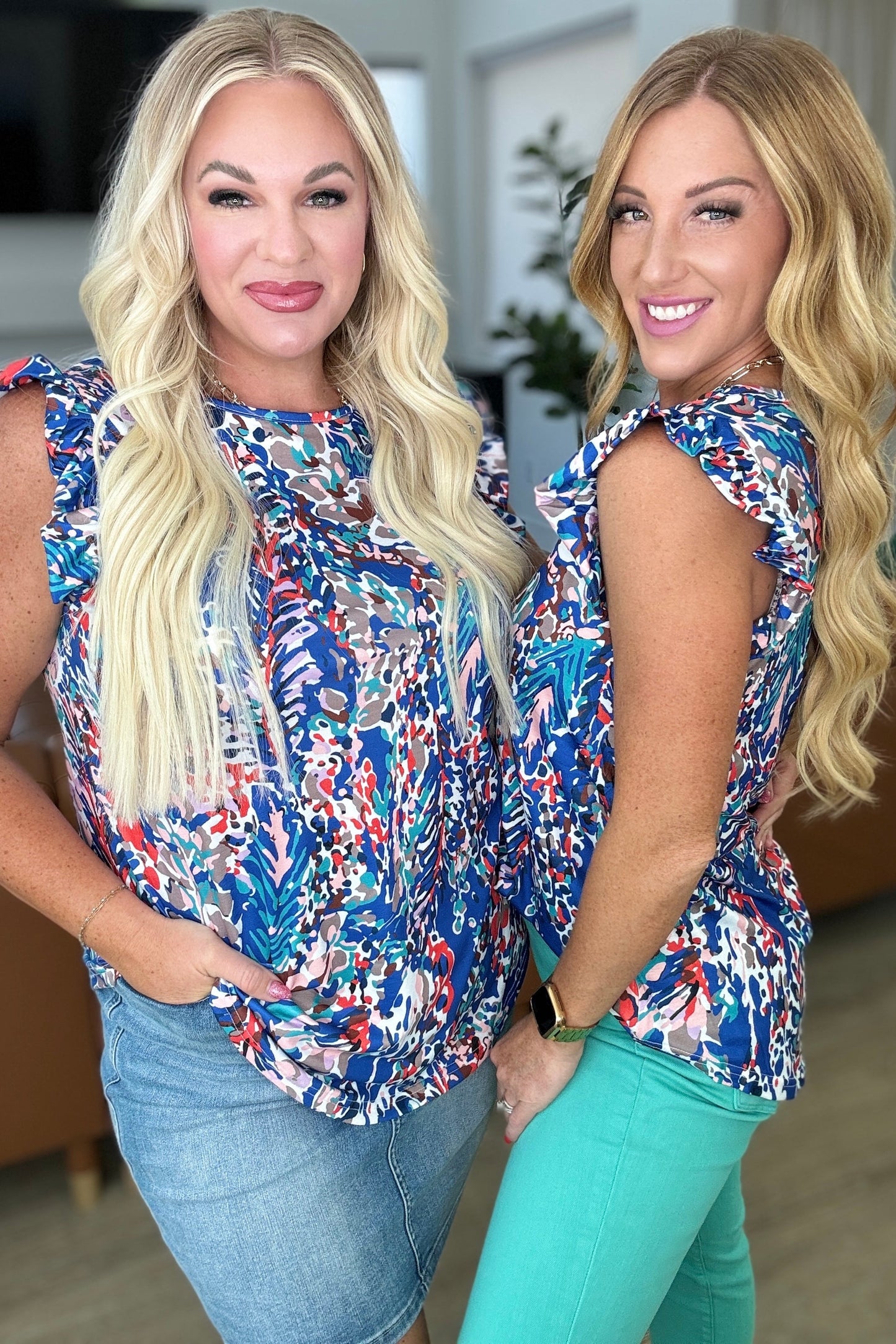 Do More Flutter Sleeve Top - One Eleven North
